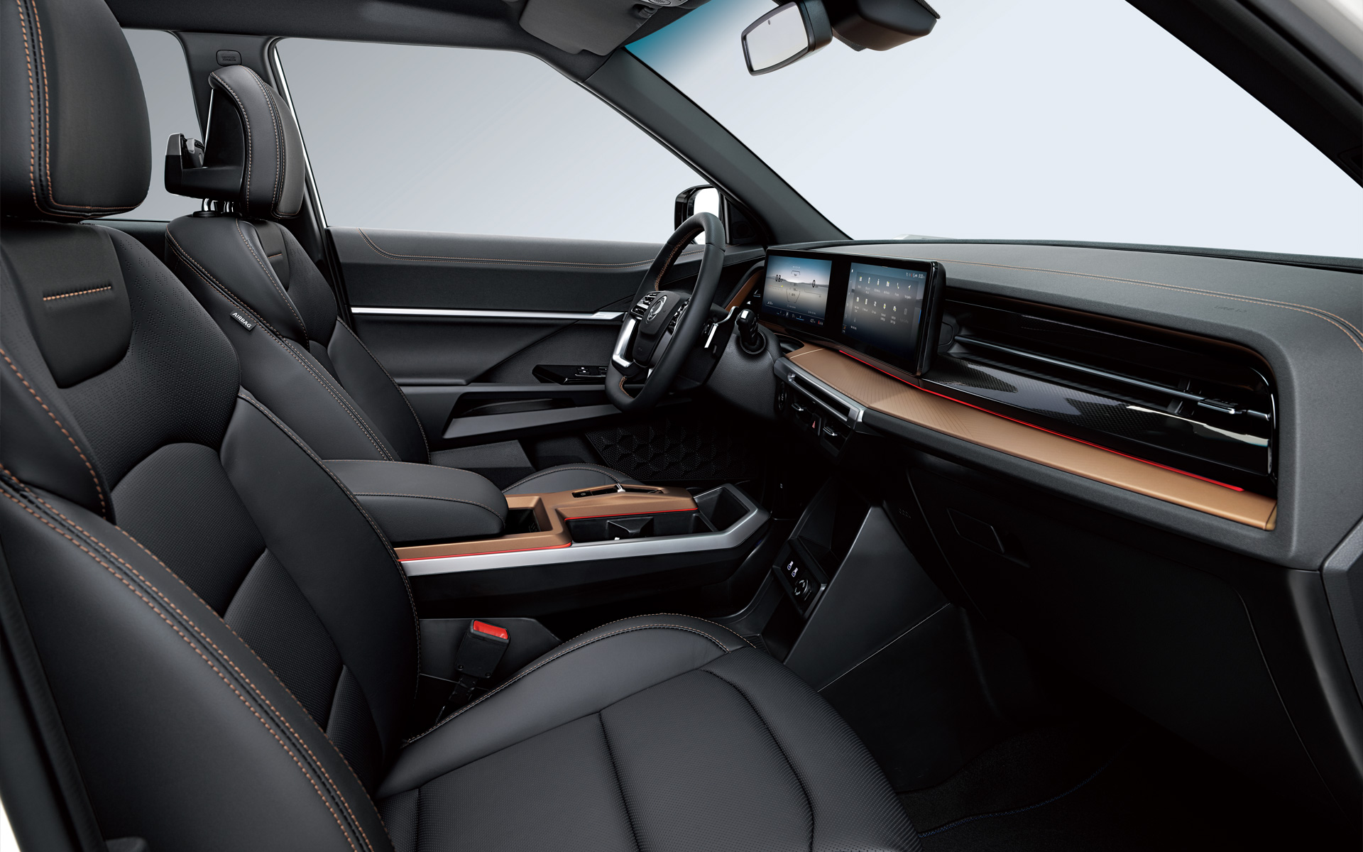 image of black interior